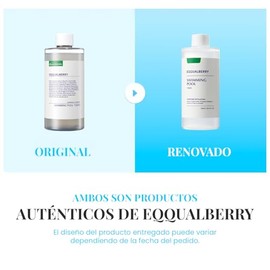 EQQUALBERRY Tónico Exfoliante Facial Swimming Pool Toner - Coreano con Enzima Proteasa y Ácido Hialurónico, Exfoliación Diaria Suave, Piel Sensible, 3