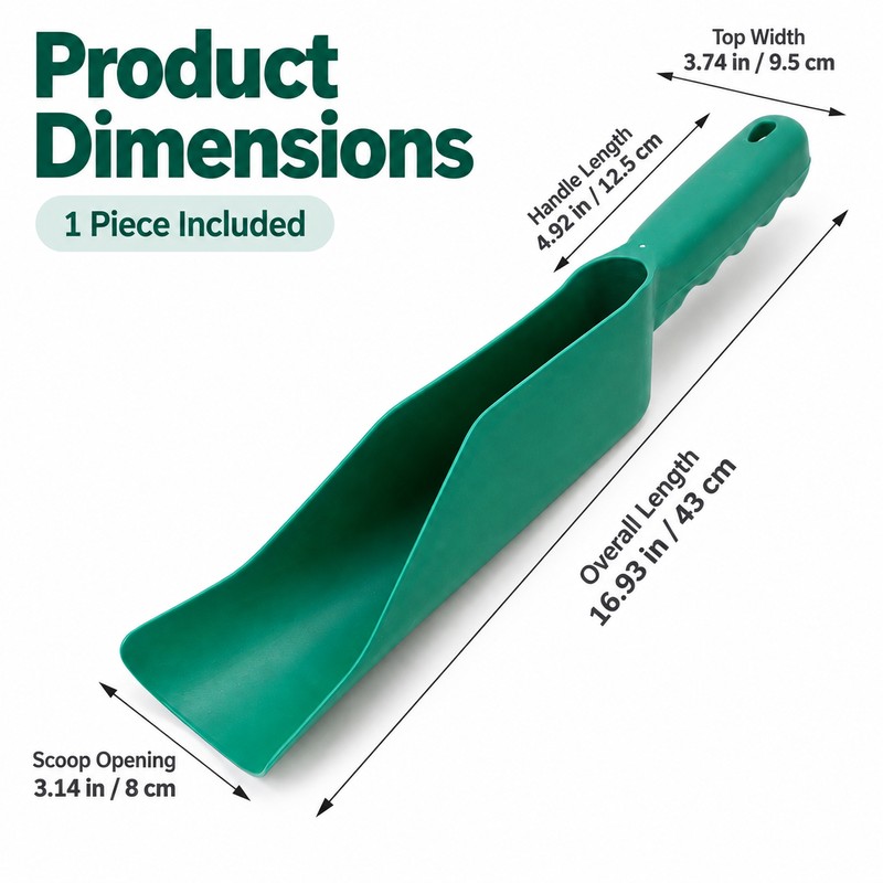 Gutter Cleaning Scoop for Debris Removal – Flex-Fit Garden Tool