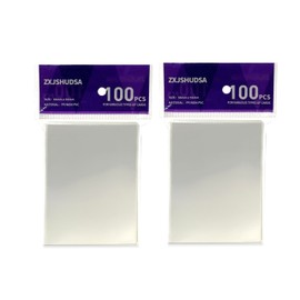 200pcs MTG Card Sleeves, White Matte Card Sleeves Magic Cards, Protect All Your Trading Cards, for Sports Cards Football Cards Game Cards, 66 x 91 mm