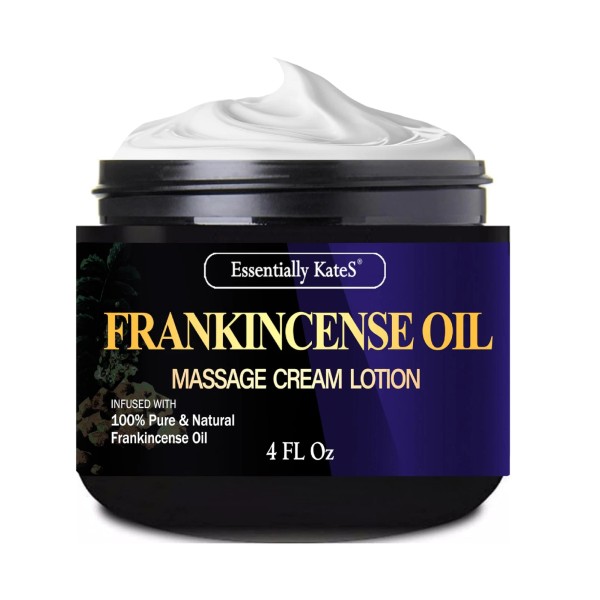 Essentially KateS Frankincense Oil Massage Cream Lotion 4 Fl Oz
