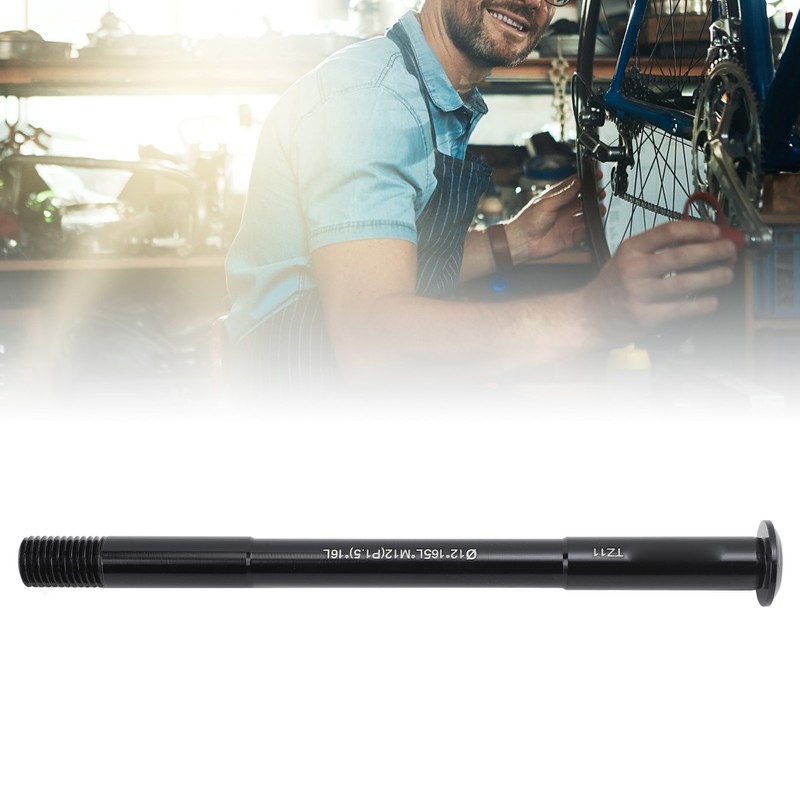 Bike Rear Thru Axle Aluminium Alloy Easy Installation Bicycle Wheel