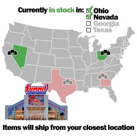 Summit Muffler Glasspack 2 1/4 In/2 1/4 Outlet Steel Natural Ea. 630812