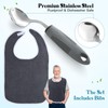 6 Pcs Adaptive Utensils Set, Weighted Utensils for Hand Tremors,