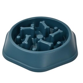 Plato De Alimentación Lenta para Perro Gato Mascota, Comedero Lento para Perros con Almohadilla Antideslizante, Plato Perro Comer Lento, Dispensador de Comida para Todo Tipo De Razas (Verde)