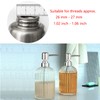 Soap Dispenser Lids Stainless Steel Lotion Dispenser Pumps Head Replacement
