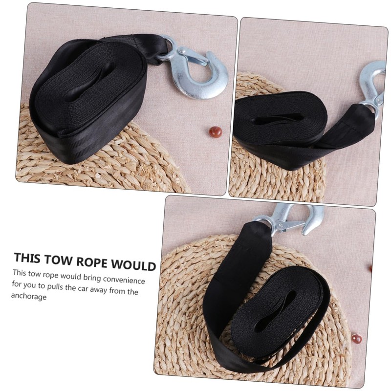 CHILDWEET Heavy Duty Trailer Strap 1.5 Ton Capacity with Marine