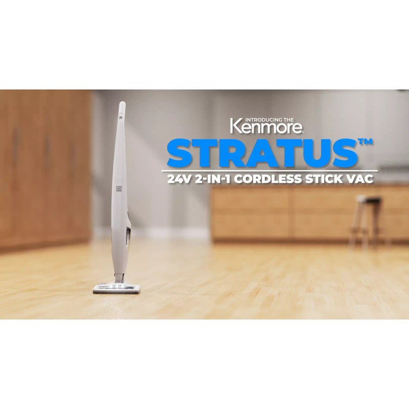 Kenmore DS Cordless Stick Vacuum Cleaner 2-in-1 Handheld HEPA VAC