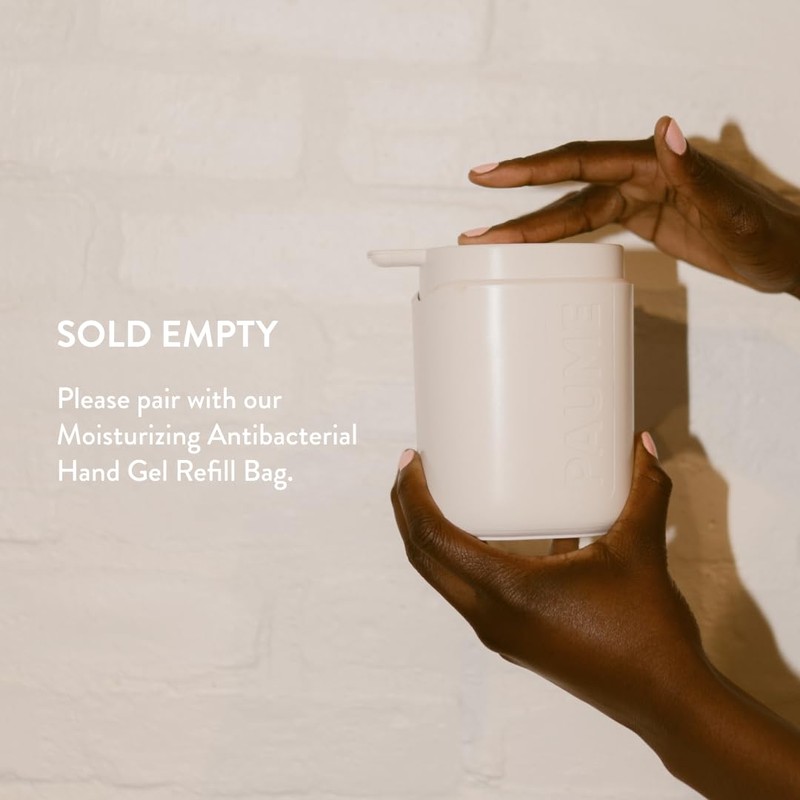 PAUME Signature Refillable Hand Sanitizer Pump, Stylish & Modern Dispenser