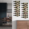 FLstudio Wine Rack Wall Mounted: 16 Bottles Wine Bottle Holder