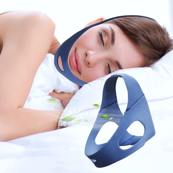 Anti Snoring Chin Strap, 2023 Upgraded Adjustable Stop Snore Chin
