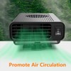 Baceyong 12V 12W Car Heater, 2-In-1 Ev Heater Fan, Windshield