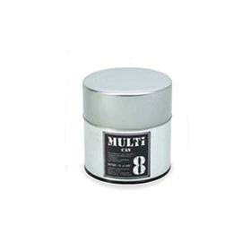 Yamako 842063 Multi-Can Tea Cister, Medium, Made in Japan, Silver