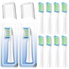 10 Pack Toothbrush Replacement Heads Compatible with Rtauys M5 Sonic