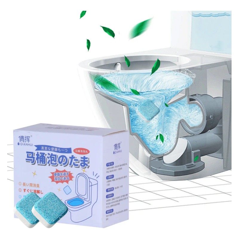 Tabletas Efervescentes B Toilet Para Desodorización Descali