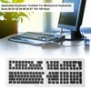 Keyboard Keycaps 129 Keys Pudding Transparent OEM Height PBT Two