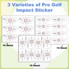 Jsportic Golf Impact Tape Clear Golf Club Stickers for Accurate
