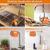 OKeanu Sponge Holder for Kitchen Sink, Silicone Sink Saddle Caddy