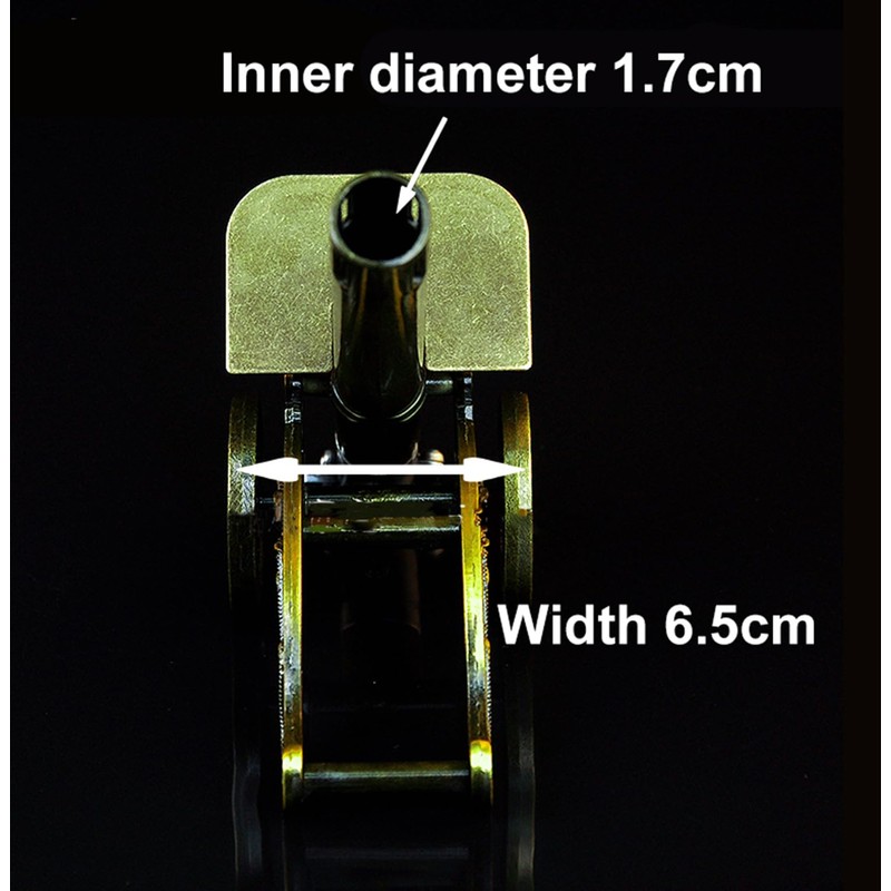 WLDOCA 2024 Mini Firecracker Cannon Firecracker Launcher Zinc Alloy Cannon