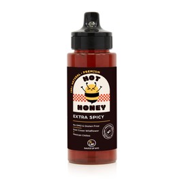 SAUCE UP Hot Honey | Hot Honey Sauce from East Coast Pure Wildflower & Heat from Mexican Chilies | Handmade | Artisan, Chef’s Favorite in NYC | Spicy Meal Topping - 12oz - Extra Spicy