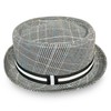 Thorness Grey Rude boy ska Pork Pie hat, Size 61cm,