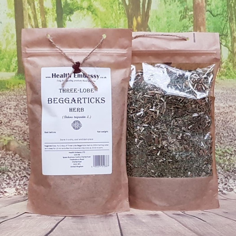 Health Embassy Three-Lobe Beggarticks Herb (Bidens tripartita L), 100 g