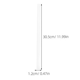 SHINEOFI 10pcs Binding Bars Slide Grip Binding Bars School Report Cover Clear A4 Spine Bars Document Binder Bars Clear