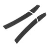 4Pcs Console Armrest Side Cover Carbon Fiber Trim Sticker Fit