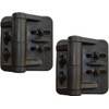 NMI Fence - Cornerstone Black Nylon Polymer Self-Closing Adjustable Hinges