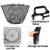Alwonder Fishing Nets Silicone Replacement Netting, Clear Black Fly Fishing