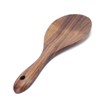 Shanrya Wooden Large Serving Rice Paddle, 18cm Rice Spoon, 1