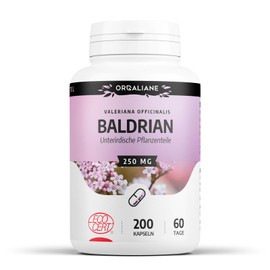 Organic Valerian - 250 mg - 200 Capsules