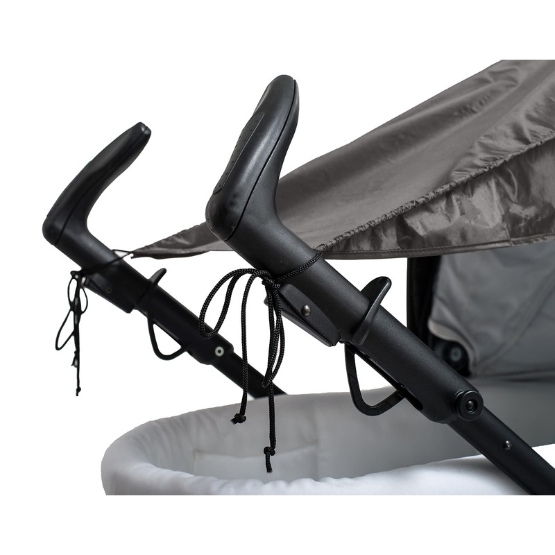 Altabebe AL7012-11 Pram Sun Shade with Side Protection - Midnight