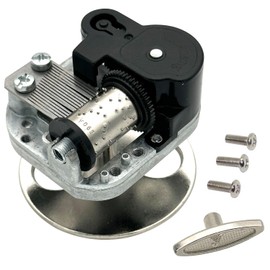 You are My Sunshine Rotating Wind Up Music Box, 18 Note Yunsheng Musical Mechanism Center Rotary Movement with Round Key for DIY Music Boxes