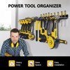 RacKeaLsi 2 Pack Drill Holder, Power Tool Organizer Wall Mount,