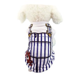 Fukufuku Cute Shirt For Small And Mid Sized Dogs, Dog Wear, Vest, For Walks And Outings, Spring And Summer Clothes, Pajamas, Overall Style, black