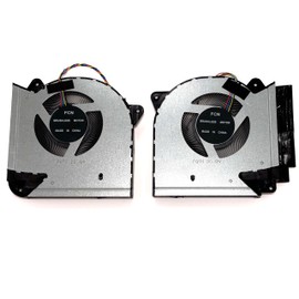 BestParts New Genuine CPU+GPU Cooling Fan Replacement for ASUS ROG Strix Scar 17 SE 2022 (G733CM G733CW G733CX), P/N: 13NR0DB0P01011 13NR0DB0P02011 (Only fit for 2022 Version)