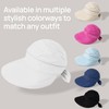 AlturaGo 2-in-1 Women’s Sun Visor Hat Wide Brim Sun Hat
