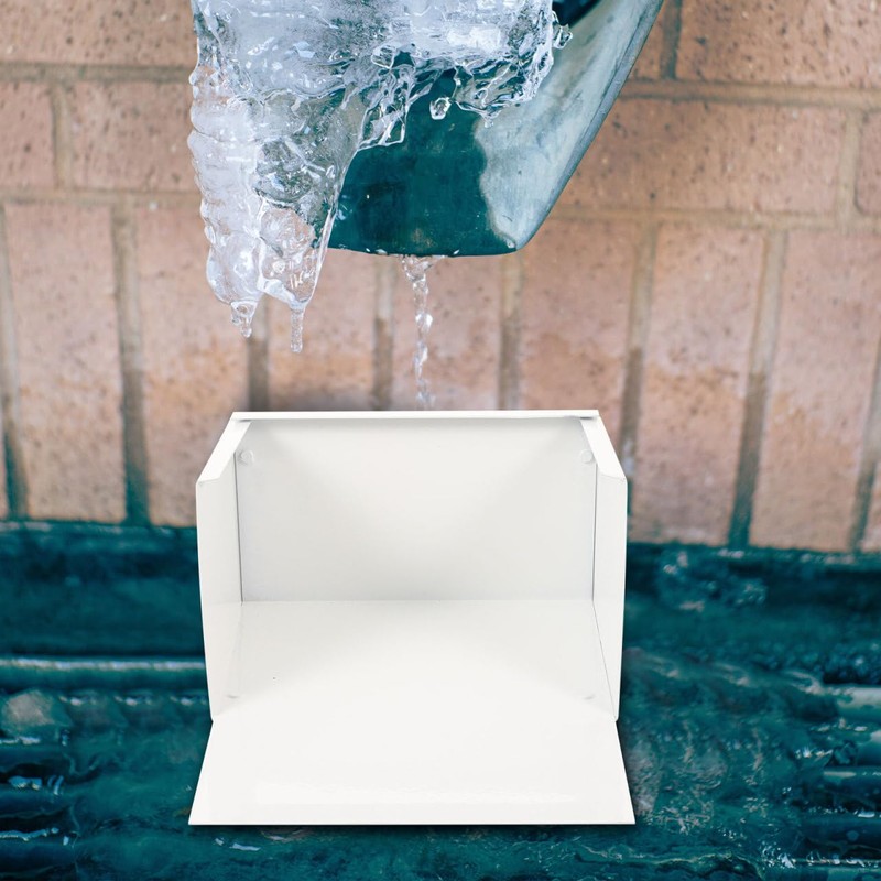 DOITOOL Splash Blocks for Gutters Downspouts, 6.9 inch Rain Gutter