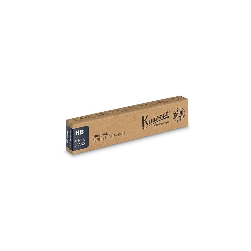 Kaweco Hi-Polymer Graphite Leads 0.3 mm Black HB Pack of