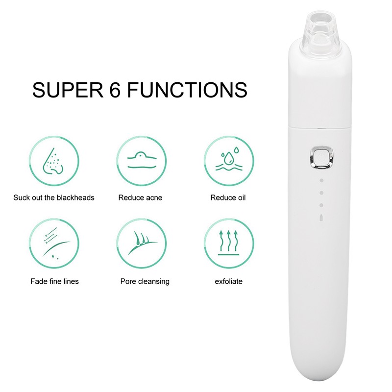 Blackhead Remover Pore Vacuum 3 Suction Power Deep Cleansing Electric