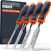 Presch 4-Piece Wood Chisel Set - Ready Ground Chisels (6,