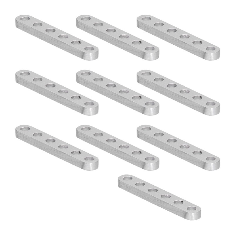 10pcs Flat Straight Braces Fixing Aluminum 4 X 8mm Connect