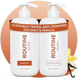 Routine Wellness Set de Champú y Acondicionador para Un Cabello Más Fuerte - Biotina  Color Seguro  Sin Sulfatos  Vegano  Probado Clínicamente...     