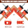 YUENGJGI 90 Degree Angle Clamps Positioning Square Set, Rectangular Clamps