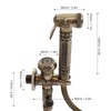 Antique Bidet Sprayer, Female and Male Thread G1/2 Wall Mounted