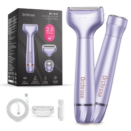 Electric Foil Razor Rechargeable for Women: Hair Removal for Women Face Legs Underarms Bikini