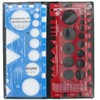 HoseWarehouse Brand TGK01-HW International Thread Identification Kit w/Adaptall Gauges (British