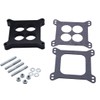 1 SET Black Carb spacers 1" Tall Ported Phenolic Carburetor
