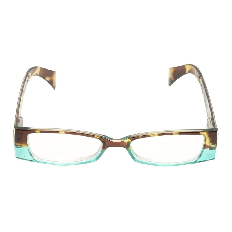 Calabria 4371 Bi Color Reading Glasses Match Cleaning Case Tortoise