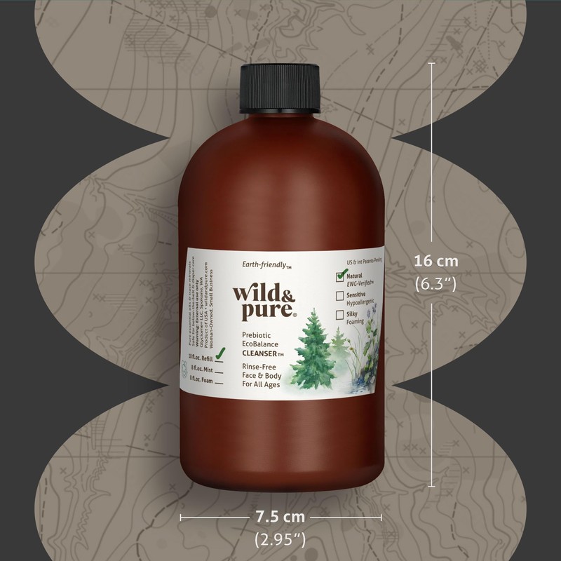 Wild & Pure EWG Verified All Natural, Plant-Based EcoBalance™ Cleanser